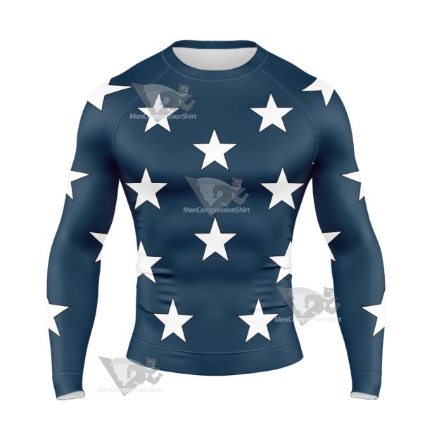 Arrowverse Star Spangled Kid Long Sleeve Compression Shirt