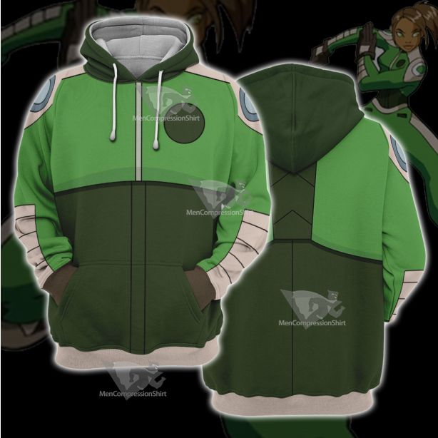 Atom Lioness Green Cosplay Hoodie