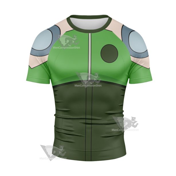 Atom Lioness Green Cosplay Short Sleeve Compression Shirt