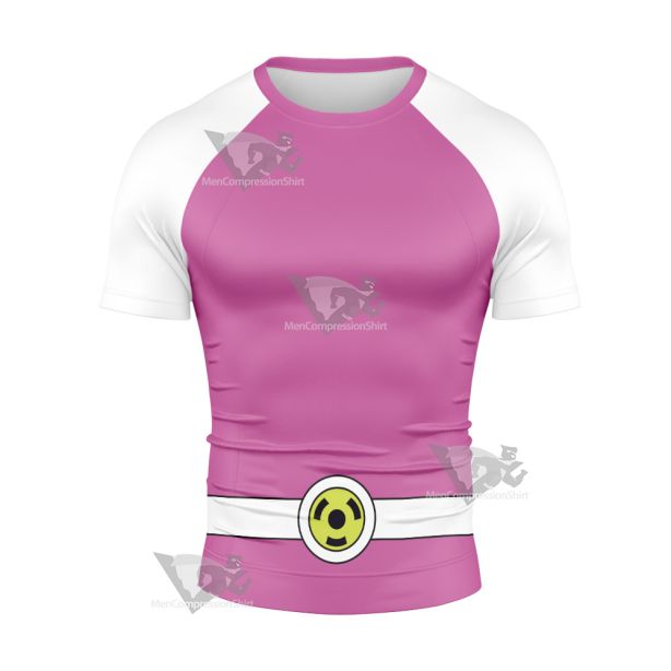 Atomic Betty Pink Cosplay Short Sleeve Compression Shirt