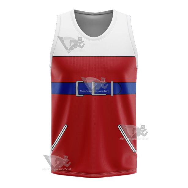 B Daman Riki Ryugasaki Red Cosplay Basketball Jersey