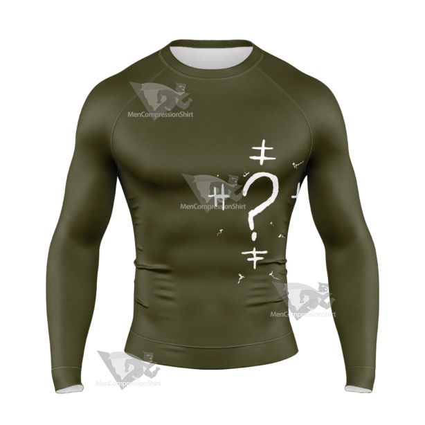 Batman 2022 Riddler Long Sleeve Compression Shirt