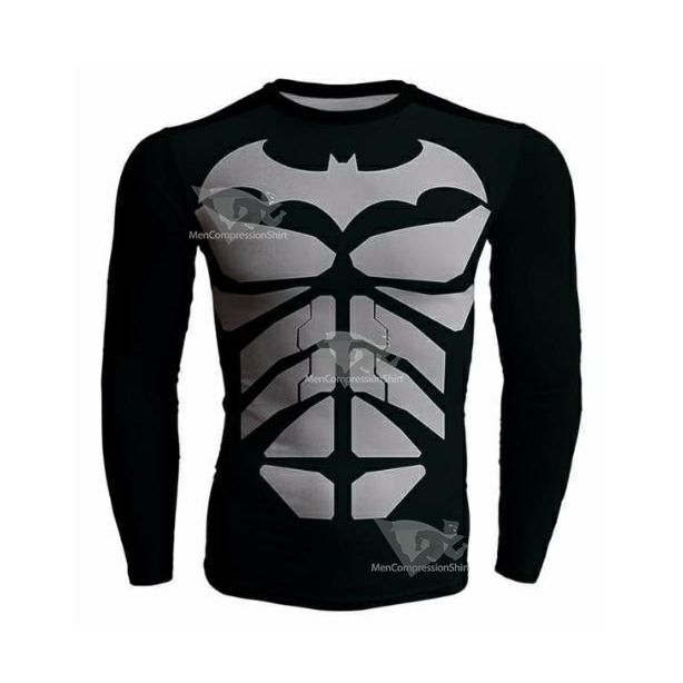 Batman Animated Series Compression Long Sleeve Rash Guard