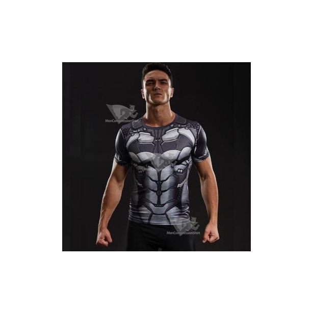 Batman Bat-Bot Short Sleeve Compression Rashguard