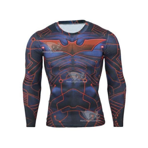 Batman Beyond Animated Long Sleeve Compression Rashguard