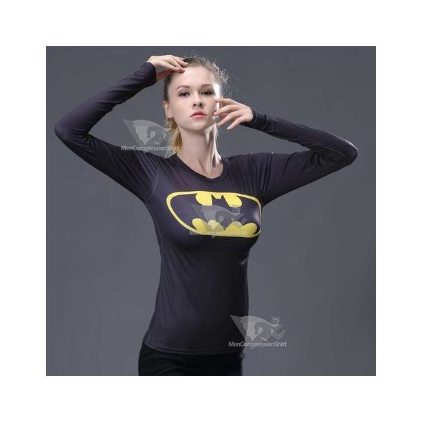 Batman Classic Women Long Sleeve Rash Guard