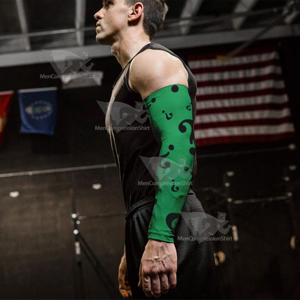 Batman Forever The Riddler Edward Nygma Compression Arm Sleeve