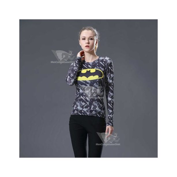 Batman Onyx Women Long Sleeve Rashguard