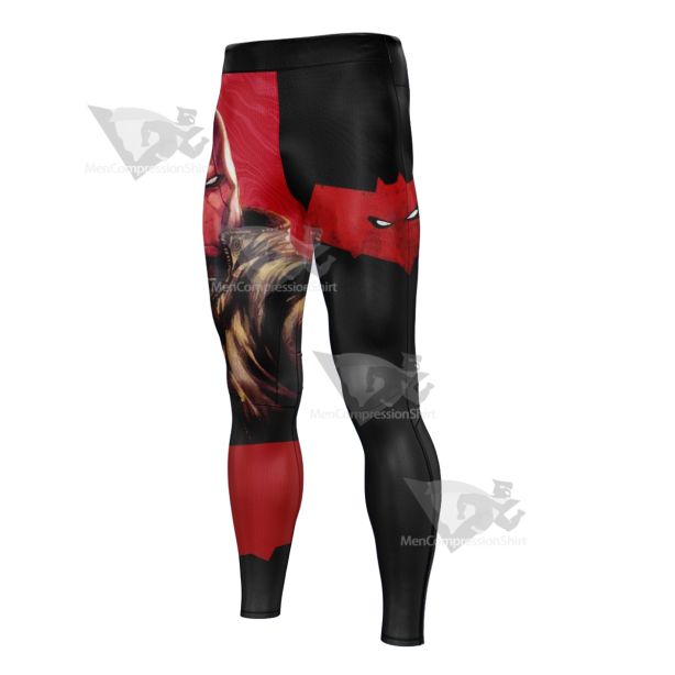 Batman Red Hood Red Men Compression Legging