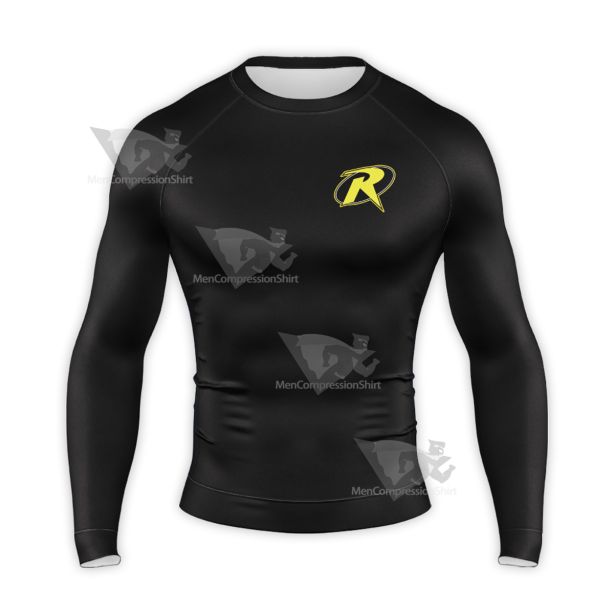 Batman Robin Hahaha Jokes On You Long Sleeve Compression Shirt