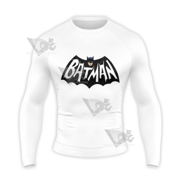 Batman Tv Drama 1940 Individuality Classic Long Sleeve Compression Shirt