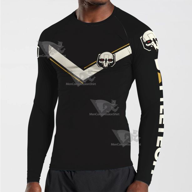 Battletech 1108 Black Long Sleeve Compression Shirt