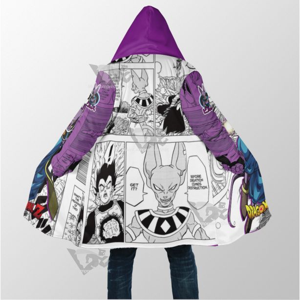 Beerus Dragon Ball Purple Dream Cloak