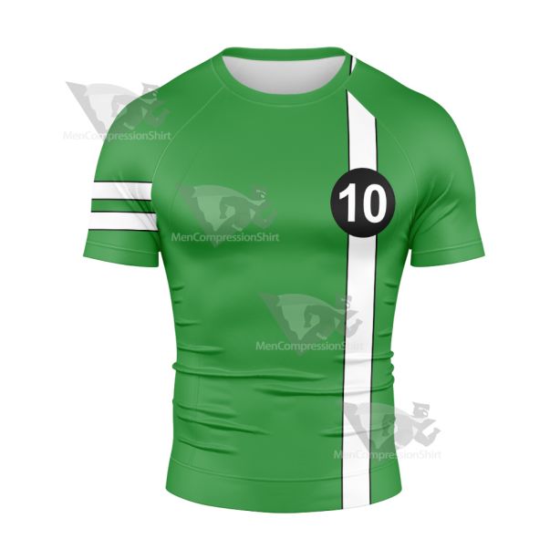 Ben 10 Ben Tennyson Uaf Rash Guard Compression Shirt