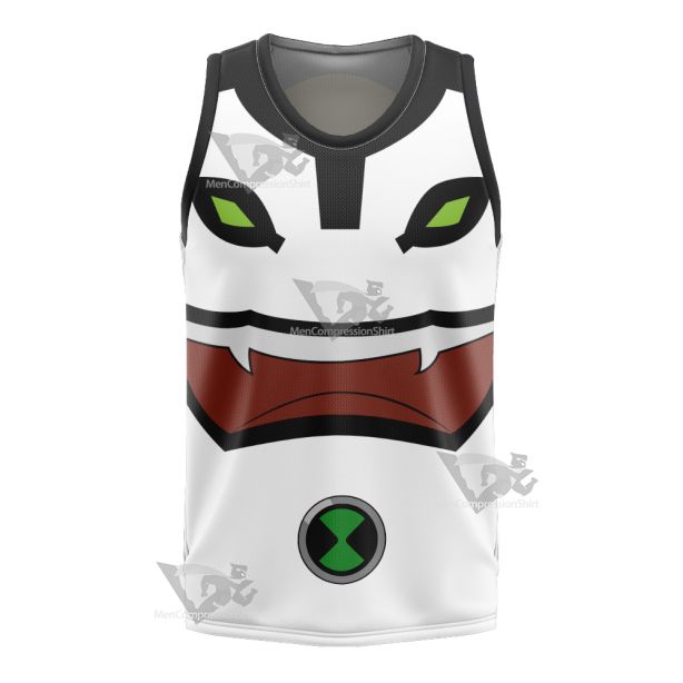 Ben10 Cannonbolt White Cosplay Basketball Jersey