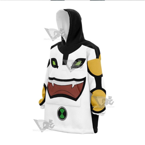 Ben10 Cannonbolt White Cosplay Snug Oversized Blanket Hoodie