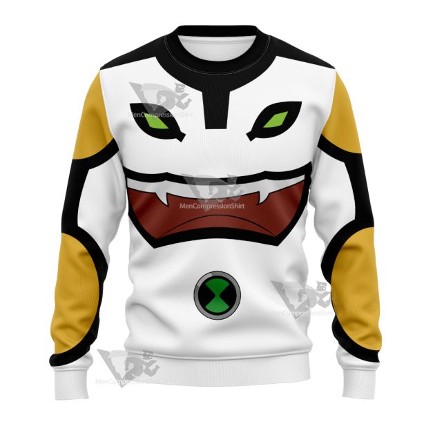 Ben10 Cannonbolt White Cosplay Sweatshirt