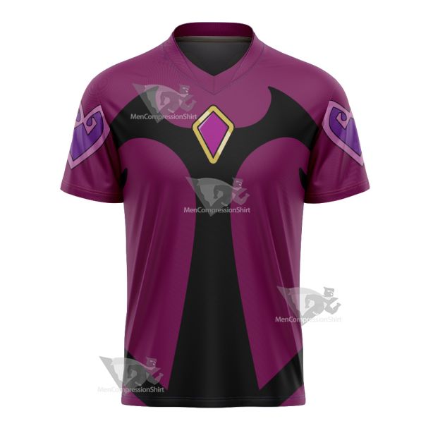 Ben10 Charmcaster Purple Cosplay Football Jersey