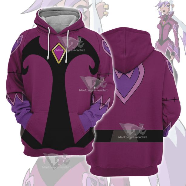 Ben10 Charmcaster Purple Cosplay Hoodie