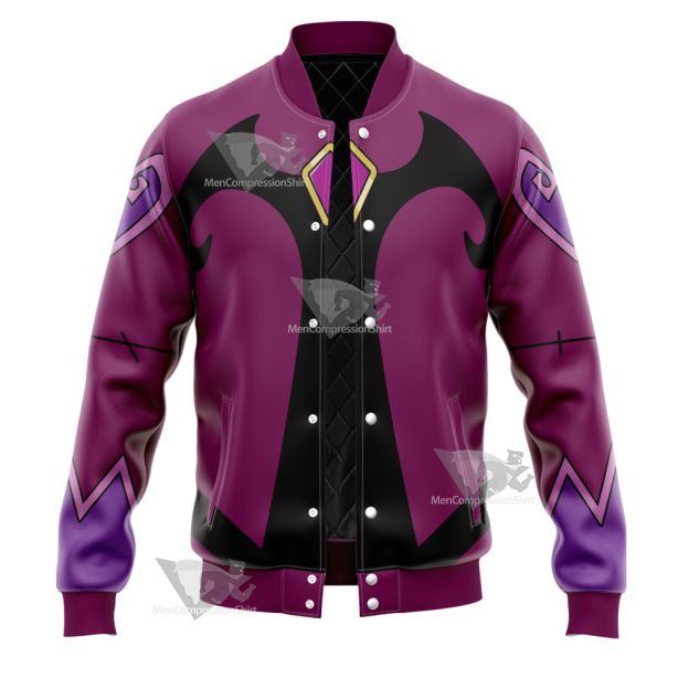 Ben10 Charmcaster Purple Cosplay Varsity Jacket