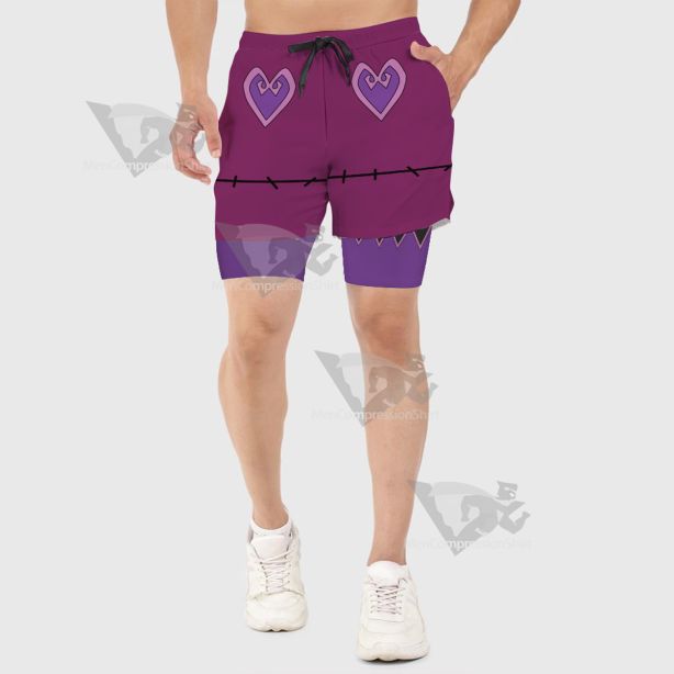 Ben10 Charmcaster Purple Men Compression Gym Short