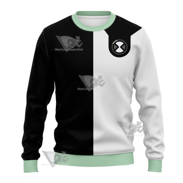 Ben10 Diamondhead Black And White Cosplay Sweatshirt