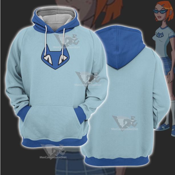 Ben10 Gwen Tennyson Blue Cat Cosplay Hoodie