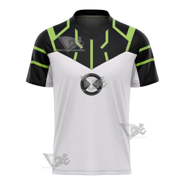 Ben10 Upgrade Green Line Cosplay Football Jersey