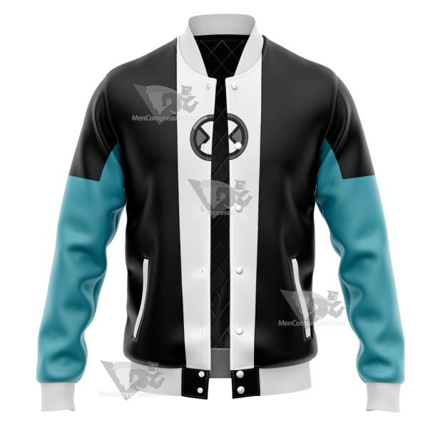 Ben10 Xlr8 White Cosplay Varsity Jacket