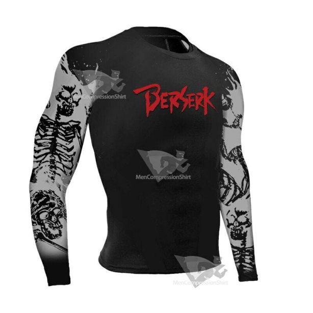 Berserk Red Long Sleeve Compression Shirt