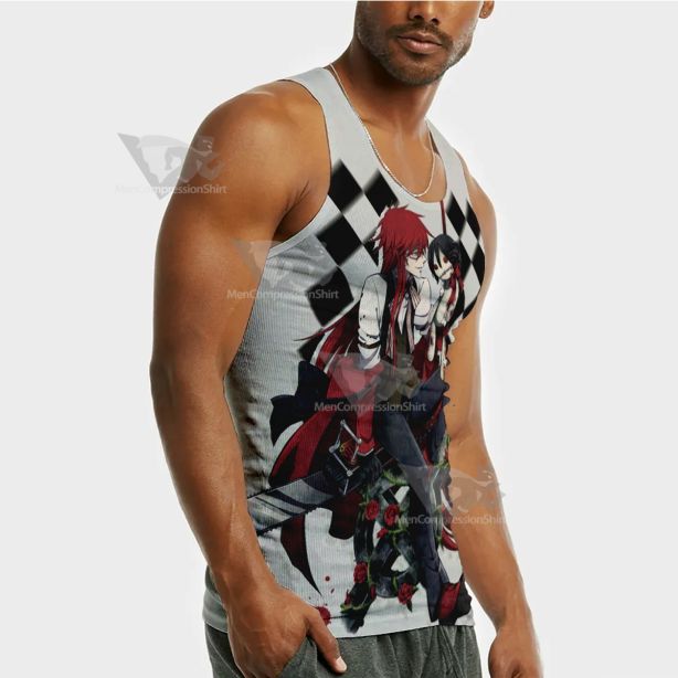 Black Butler Grell Sutcliff Black Sleeveless Compression Shirt