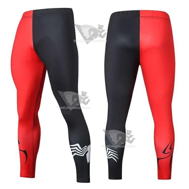 Black Red Parker Leggings