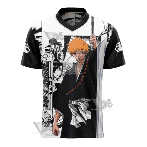 Bleach Ichigo Bleach Splash Ink Football Jersey