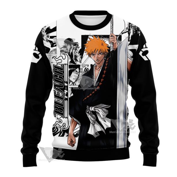 Bleach Ichigo Bleach Splash Ink Sweatshirt