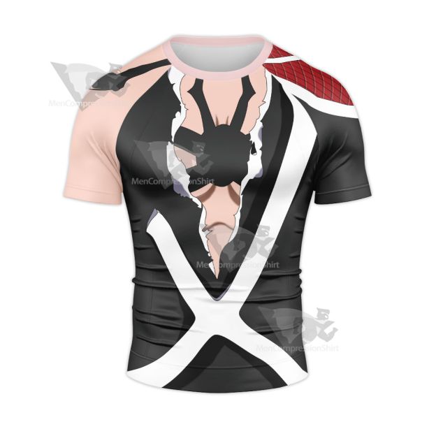 Bleach Ichigo Kurosaki Ichigo Horn Of Salvation Rash Guard Compression Shirt