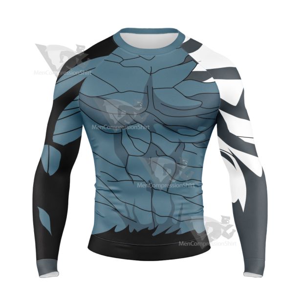 Bleach Kurosaki Ichigo Final Getsuga Tenshou Long Sleeve Compression Shirt