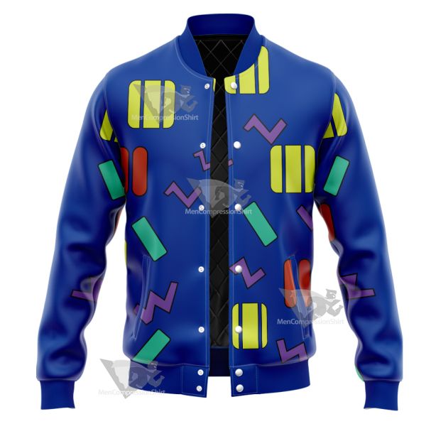 Bojack Hourseman Mr Peanutbutter Blue Cosplay Varsity Jacket