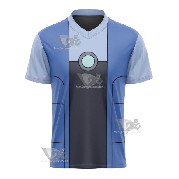 Bravest Warriors Chris Kirkman Blue Cosplay Football Jersey