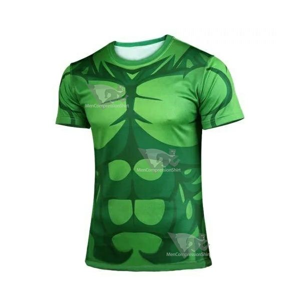 Bruce Banner Short Sleeve Compression Shirt For Men