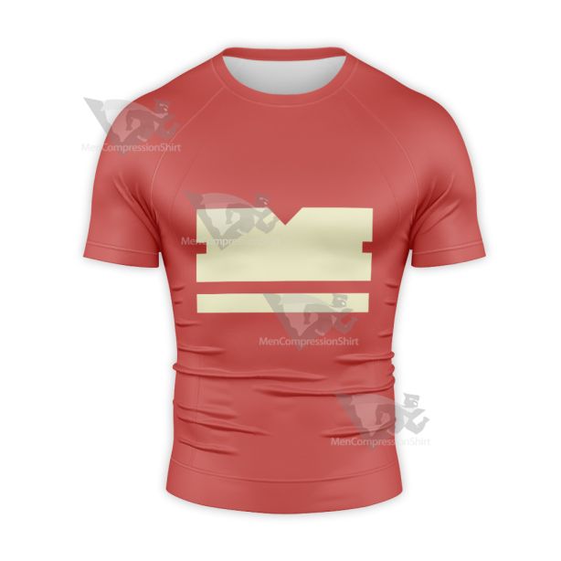 Buddy Daddies Kurusu Kazuki Red Cosplay Short Sleeve Compression Shirt