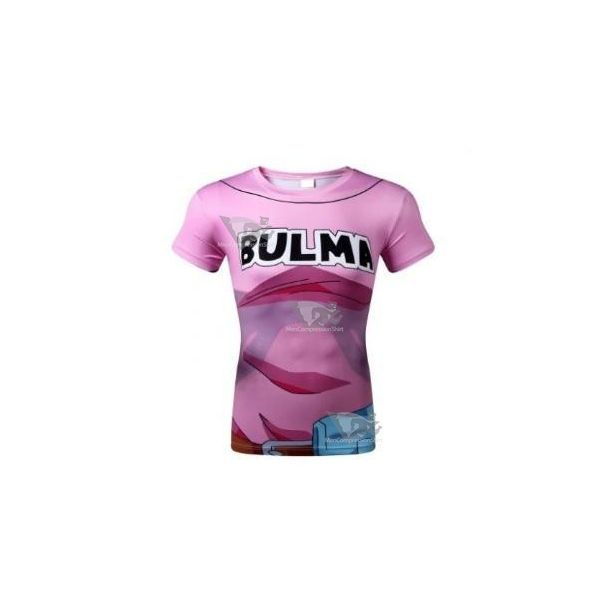 Bulma Dragon Ball Z Short Sleeve Compression Rash Guard