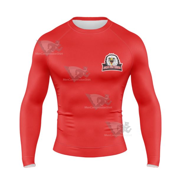 Cobra Kai Eagle Fang Karate Long Sleeve Compression Shirt