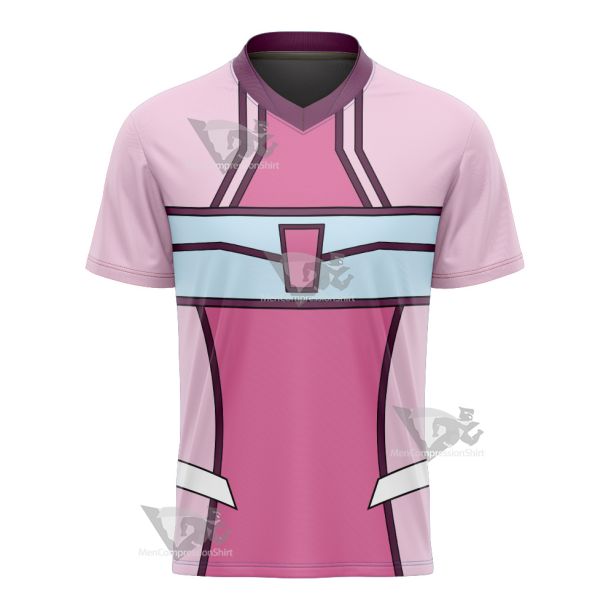 Code Lyoko Aelita Stones Pink Cosplay Football Jersey