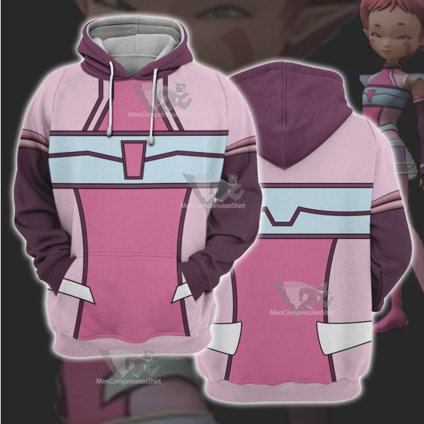 Code Lyoko Aelita Stones Pink Cosplay Hoodie