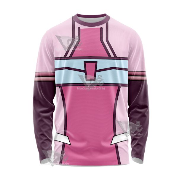 Code Lyoko Aelita Stones Pink Cosplay Long Sleeve Shirt