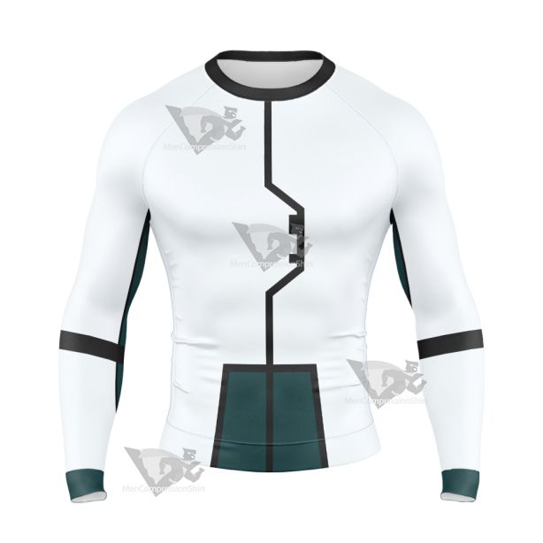 Code Lyoko William White Cosplay Long Sleeve Compression Shirt