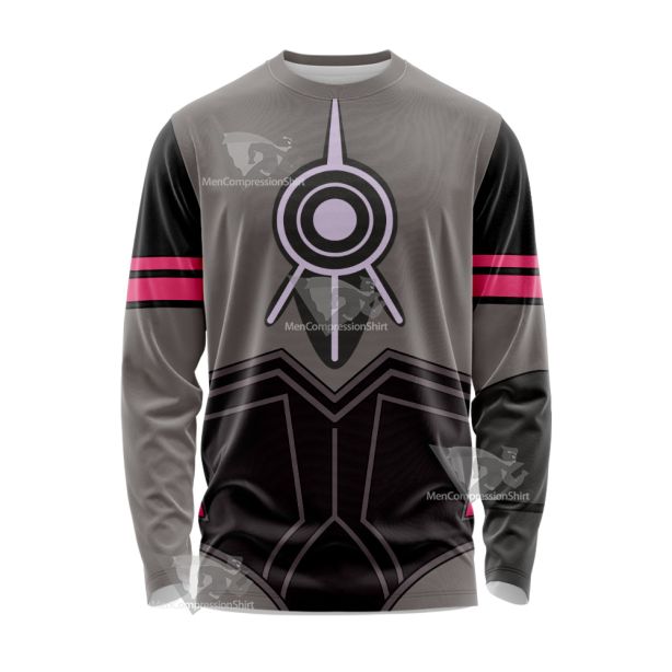 Code Lyoko William Xana Grey Cosplay Long Sleeve Shirt