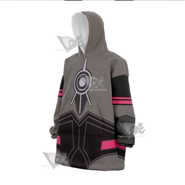 Code Lyoko William Xana Grey Cosplay Snug Oversized Blanket Hoodie