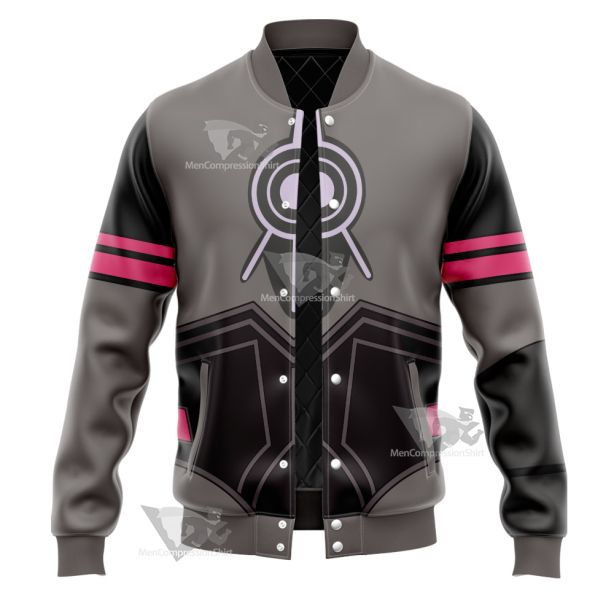 Code Lyoko William Xana Grey Cosplay Varsity Jacket