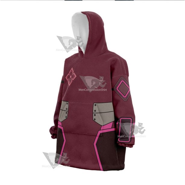 Code Lyoko Yumi Pink Cosplay Snug Oversized Blanket Hoodie